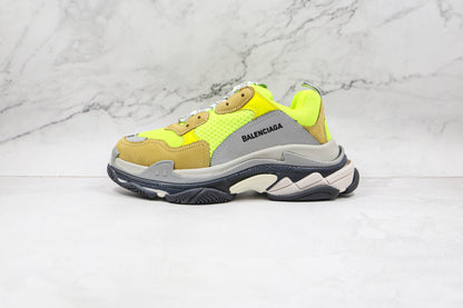 Balenciaga Triple S "Neon Yellow-Grey"