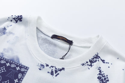 Louis Vuitton Bandana Sweatshirt "White-Purple"