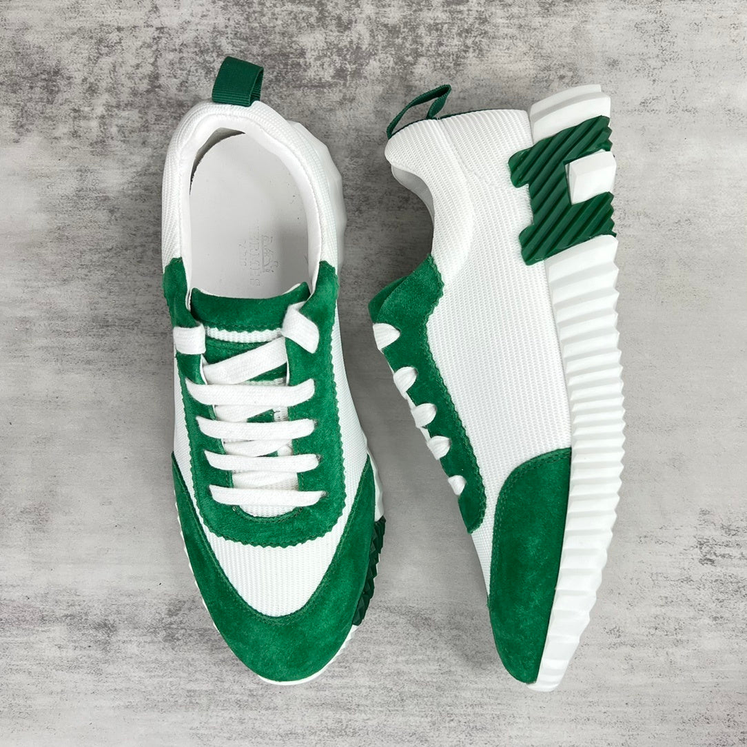 Hermes Bouncing Sneakers "White-Green"