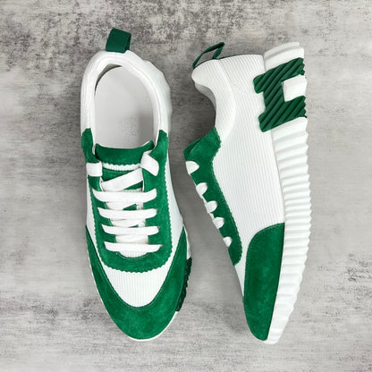 Hermes Bouncing Sneakers "White-Green"