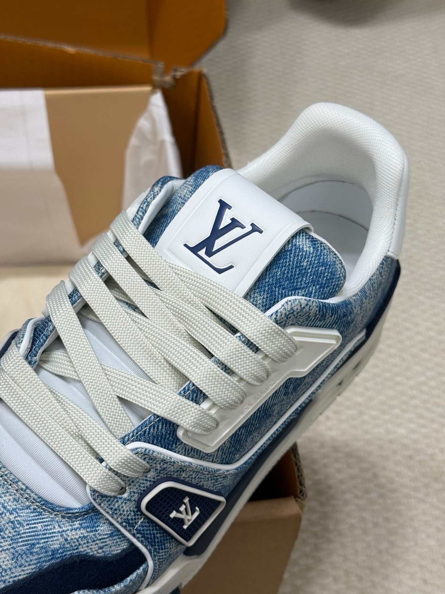 Louis Vuitton LV Trainers "Light Blue Denim"