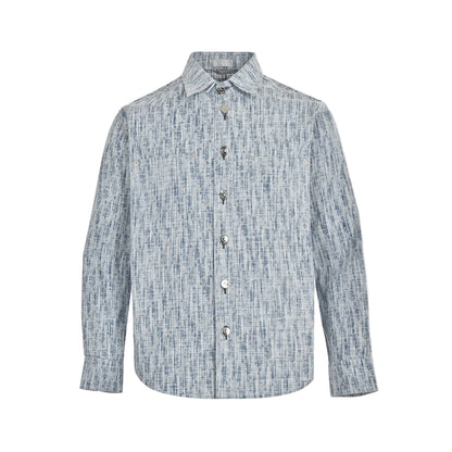 Dior Monogram Overshirt "White-Blue"