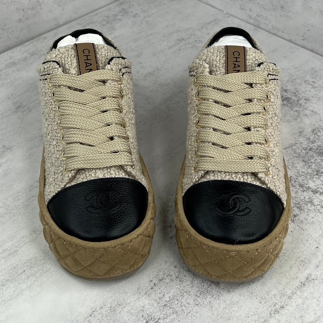Chanel Tweed "Beige-Black"