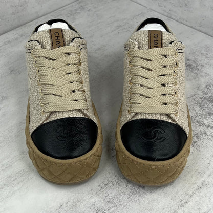Chanel Tweed "Beige-Black"