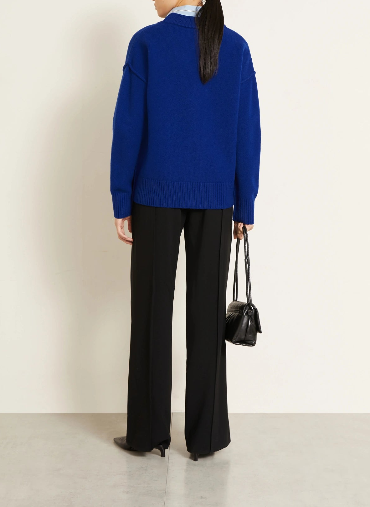 AMI Paris Ami De Coeur Cardigan "Blue"