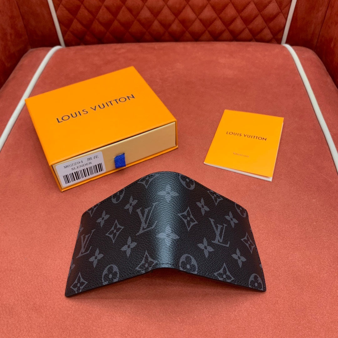 Louis Vuitton Slender Wallet "Monogram Eclipse"