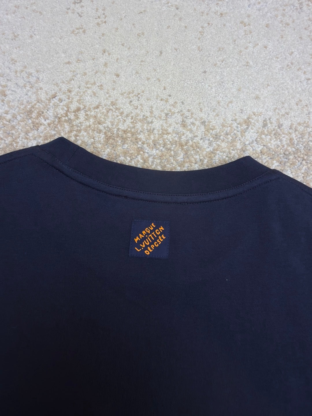 Louis Vuitton Denim Signature Short-Sleeved T-Shirt "Deep Navy"