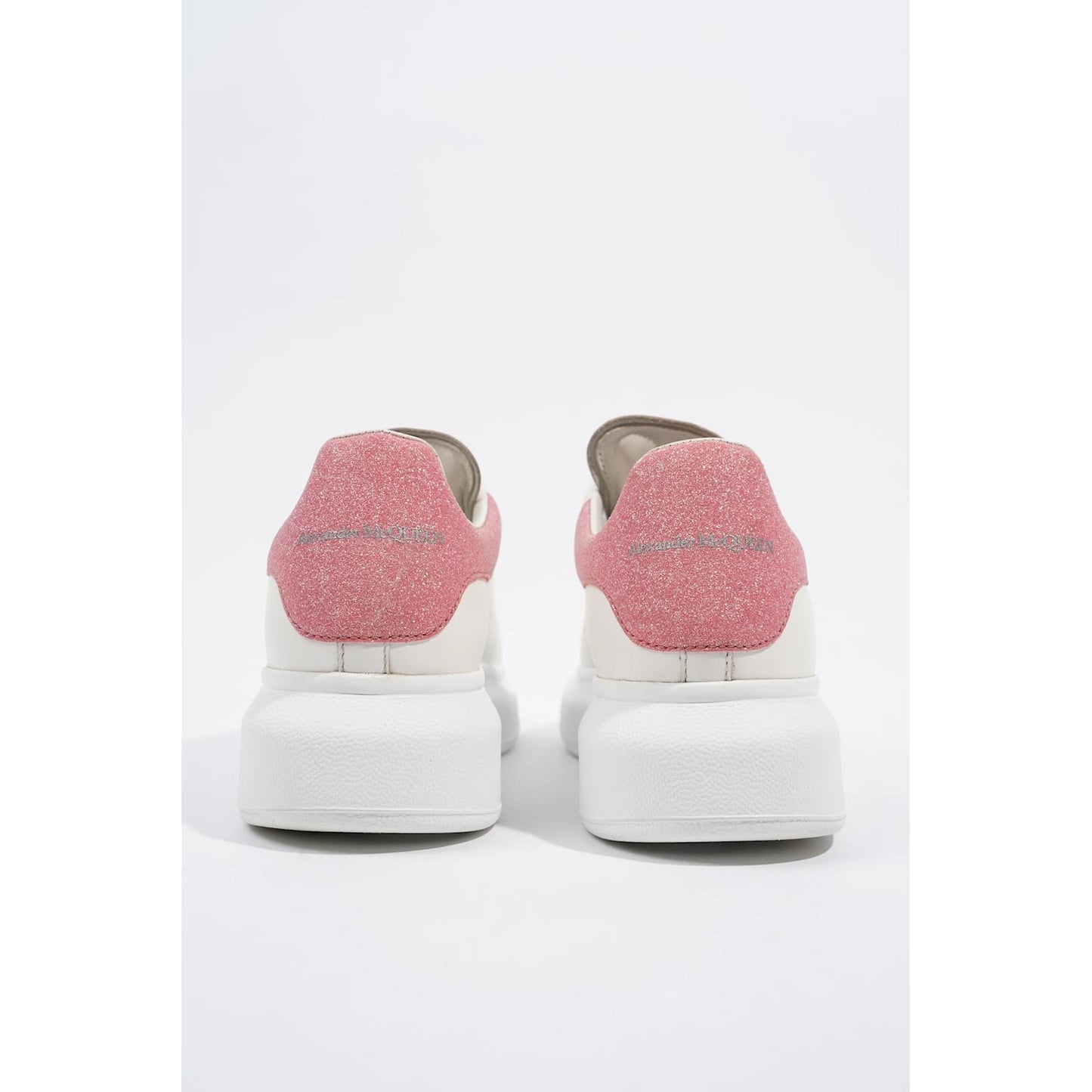 Alexander McQueen Oversized "White-Pink Glitter"