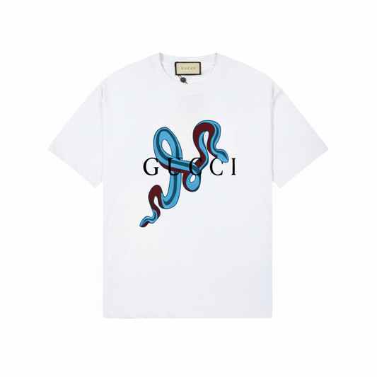 Gucci Snake Print T-Shirt "White"