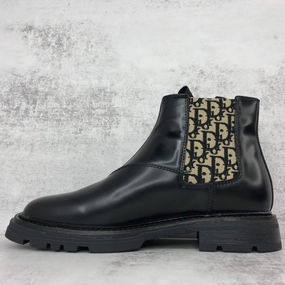 Dior Explorer Chelsea Boots "Black-Beige"