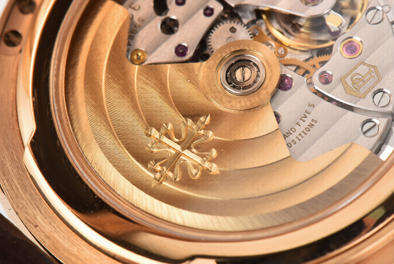 Patek Philippe Calatrava 39mm Rose Gold Brown Leather Cream Dial