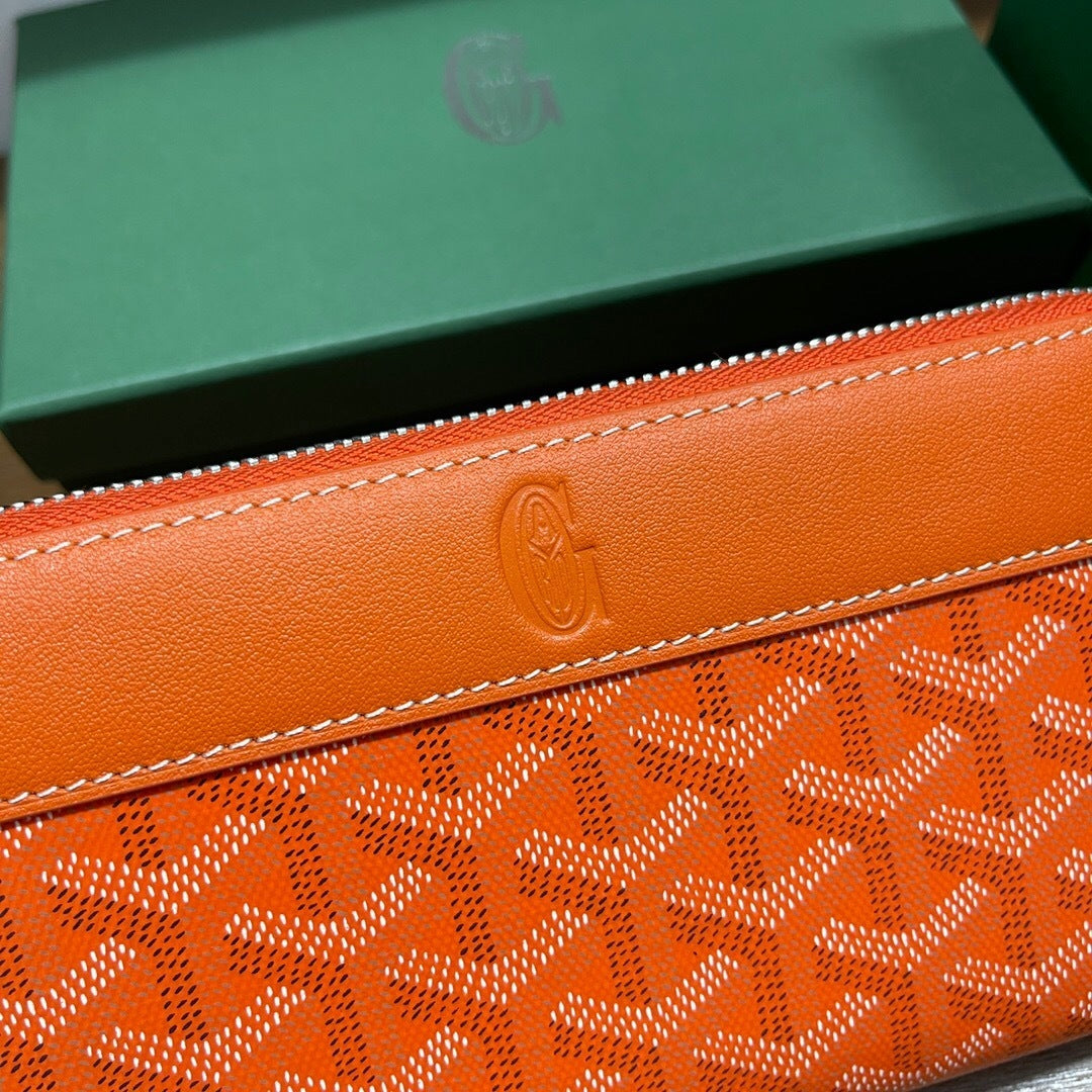 Goyard Matignon GM Wallet "Orange"