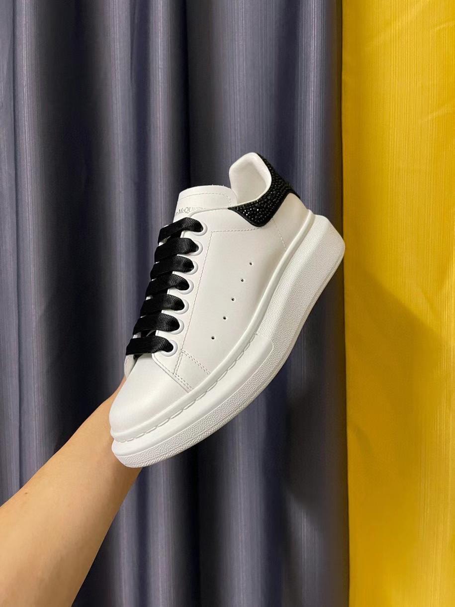 Alexander McQueen Oversized "White Black Crystal"