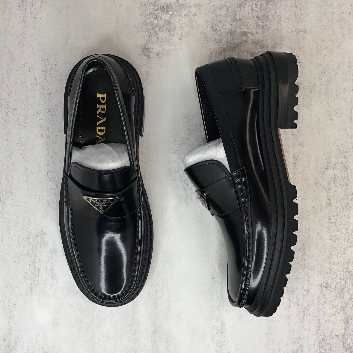 Prada Leather Loafers