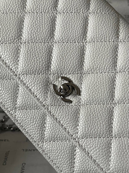 Chanel Quilted Caviar Leather Classic Wallet on Chain