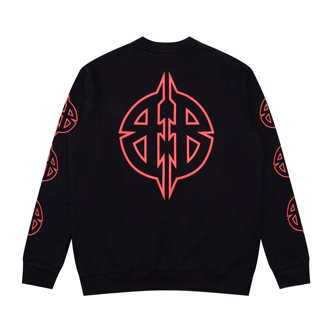 Balenciaga Sweatshirt "Black-Red"