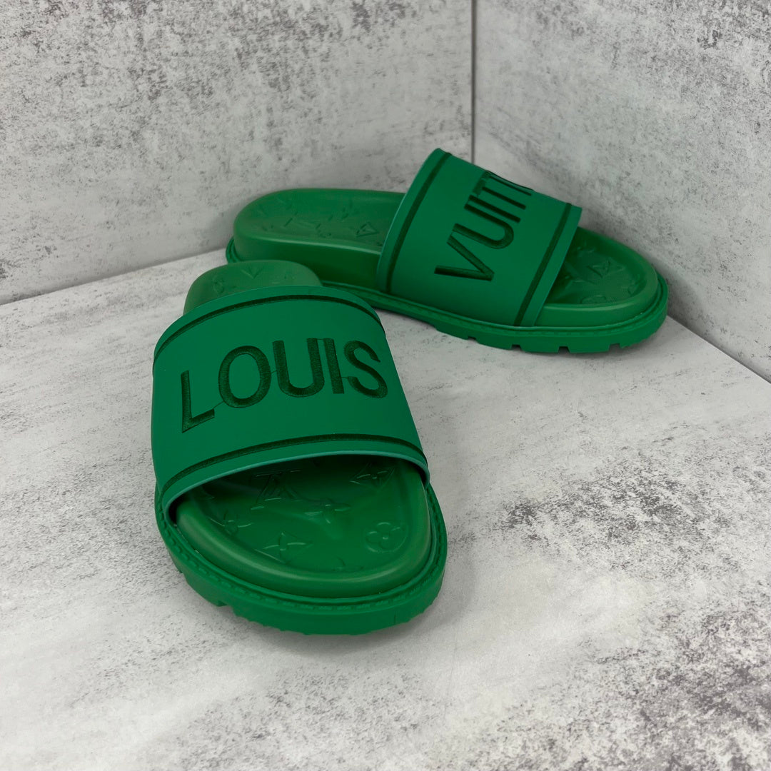 Louis Vuitton Slides "Green"