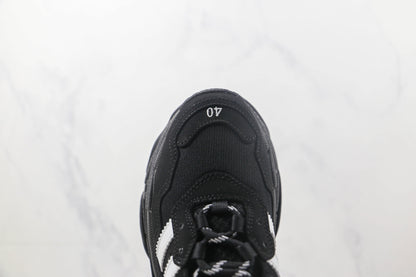 Balenciaga x Adidas Triple S "Black"
