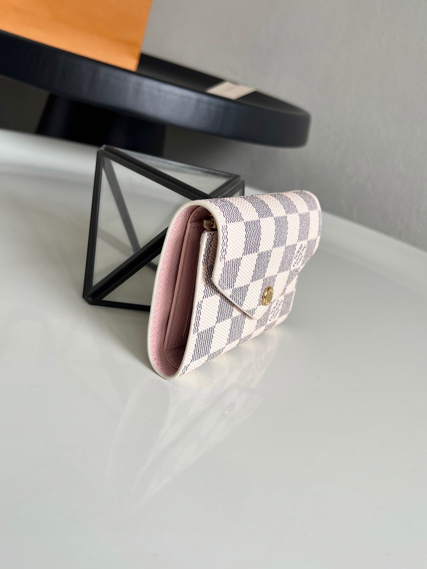 Louis Vuitton Victorine Wallet "Damier Azur Canvas"