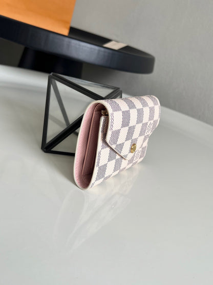 Louis Vuitton Victorine Wallet "Damier Azur Canvas"