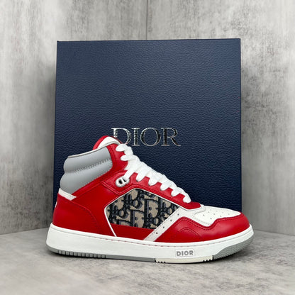 Dior B27 High-Top "White-Red-Beige"
