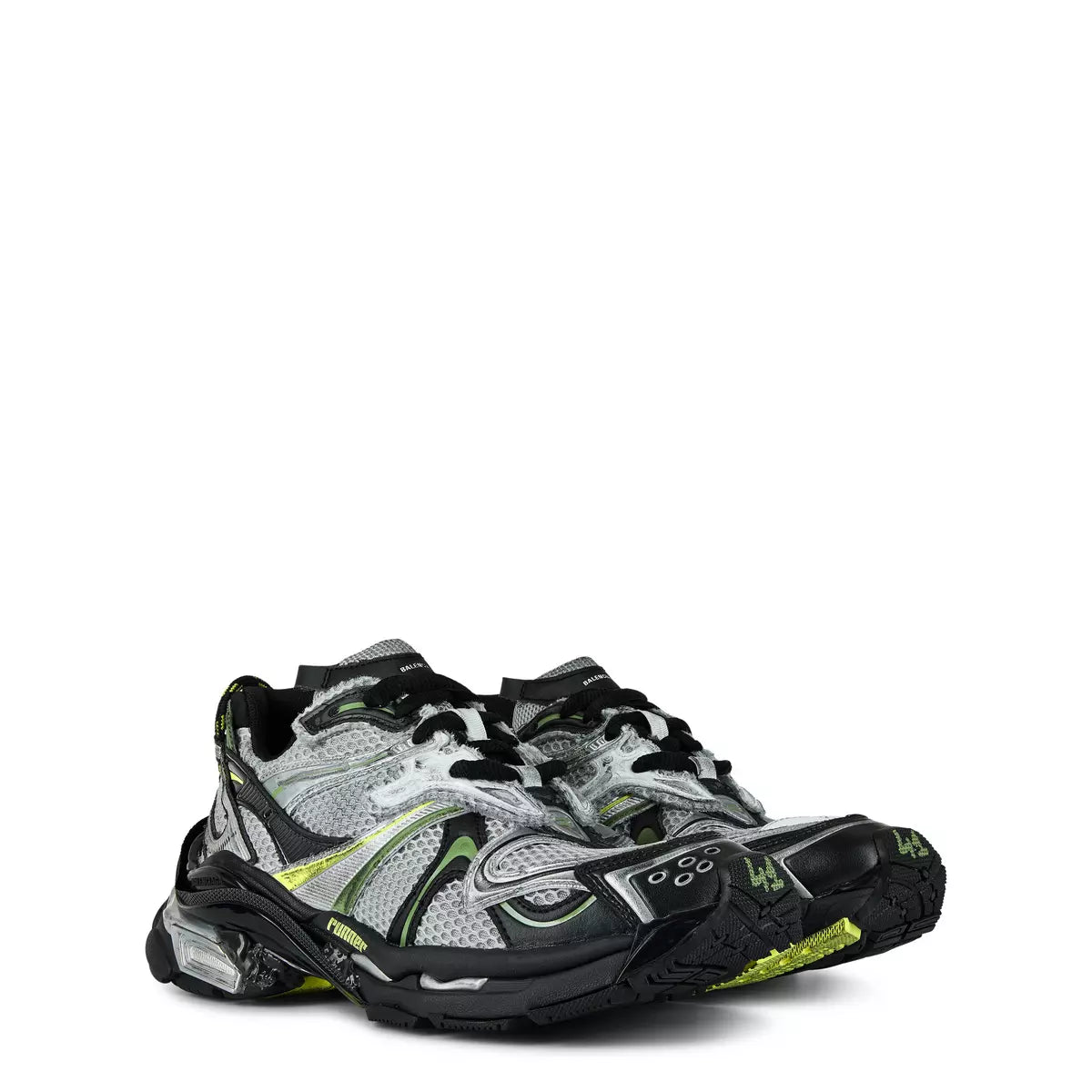 Balenciaga Runner "Silver-Black-Neon Yellow"
