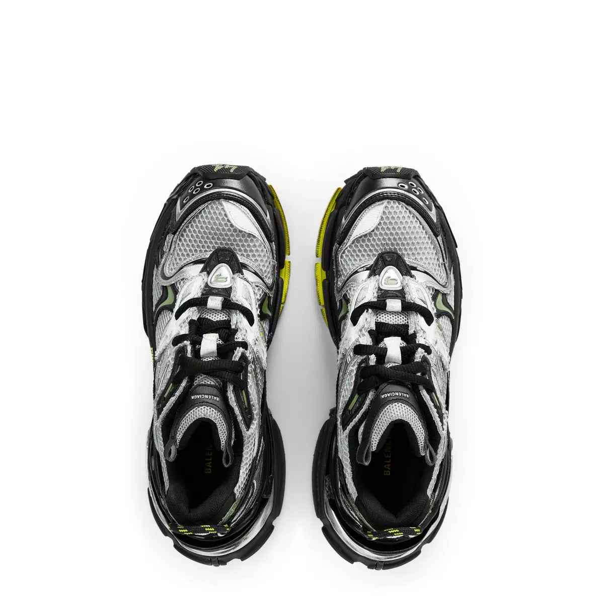 Balenciaga Runner "Silver-Black-Neon Yellow"