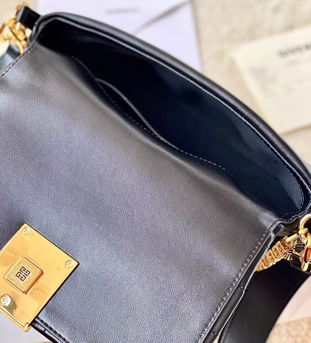 Givenchy Quilted Leather 4G Chain Shoulder Bag