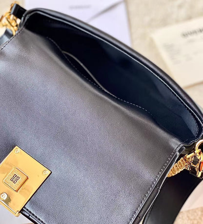 Givenchy Quilted Leather 4G Chain Shoulder Bag