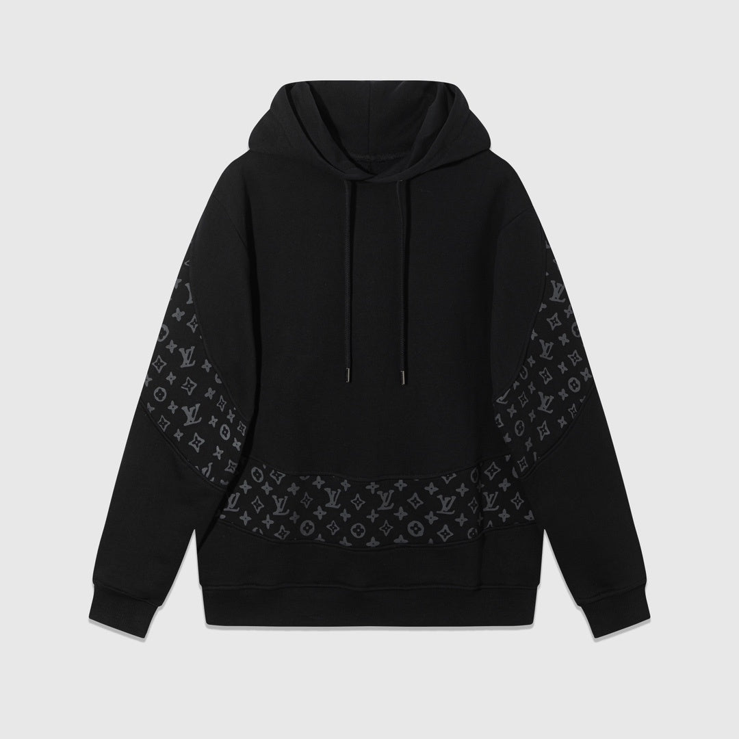 Louis Vuitton Monogram Circle Cut Hoodie "Black"