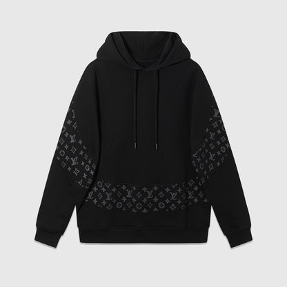 Louis Vuitton Monogram Circle Cut Hoodie "Black"