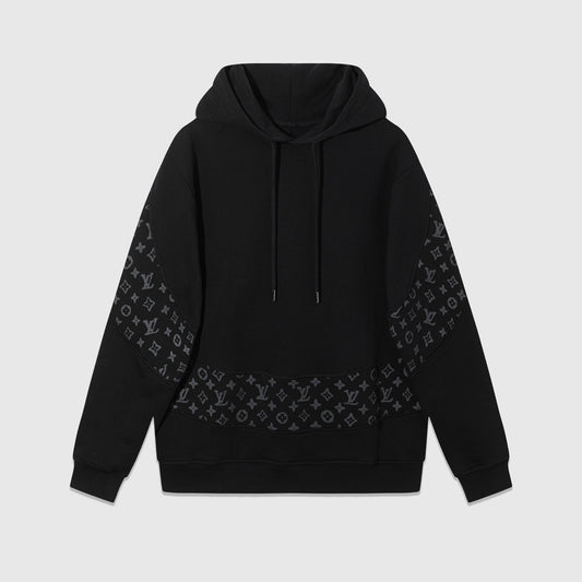 Louis Vuitton Monogram Circle Cut Hoodie "Black"