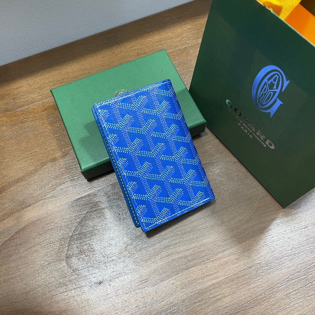 Goyard Saint-Pierre Card Wallet "Sky Blue"