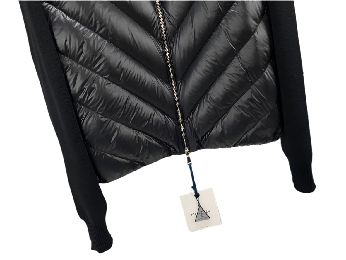 Moncler Hybrid Down Top "Black"
