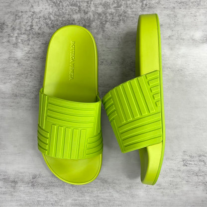 Bottega Veneta Slides "Lime"