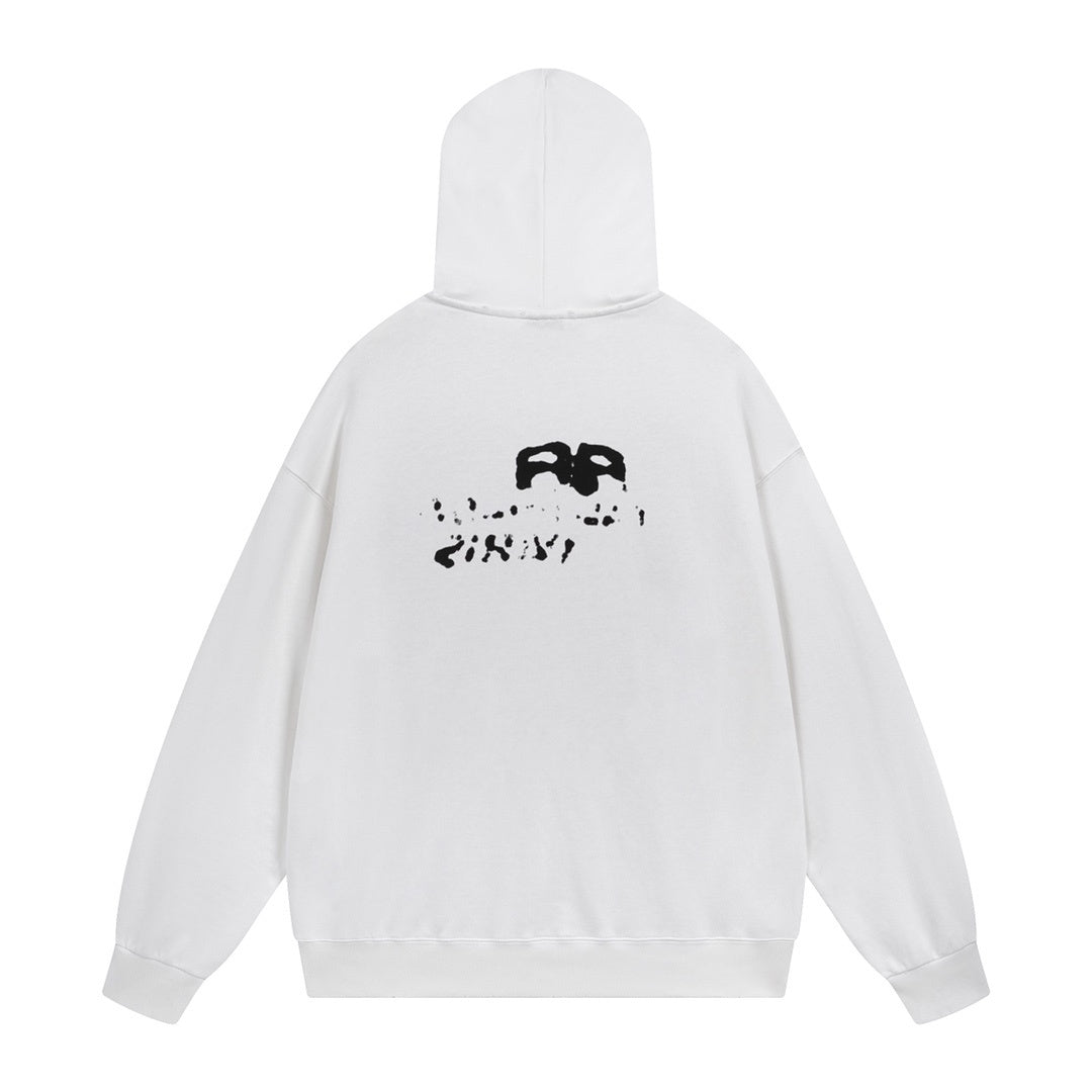 Balenciaga Hoodie "White-Black"