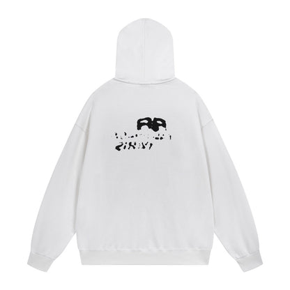 Balenciaga Hoodie "White-Black"