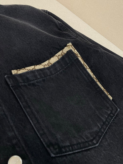 Gucci Washed Cotton Denim Shirt