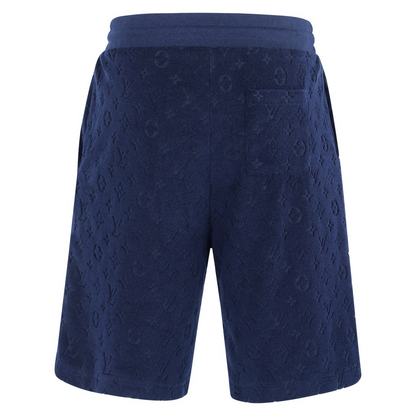 Louis Vuitton Monogram Terry Shorts "Dark Navy"