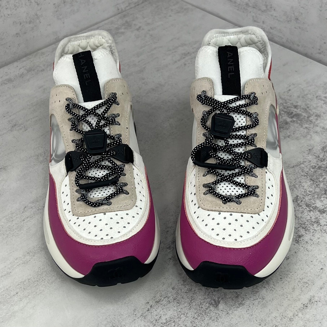 Chanel CC "Beige-White-Pink"