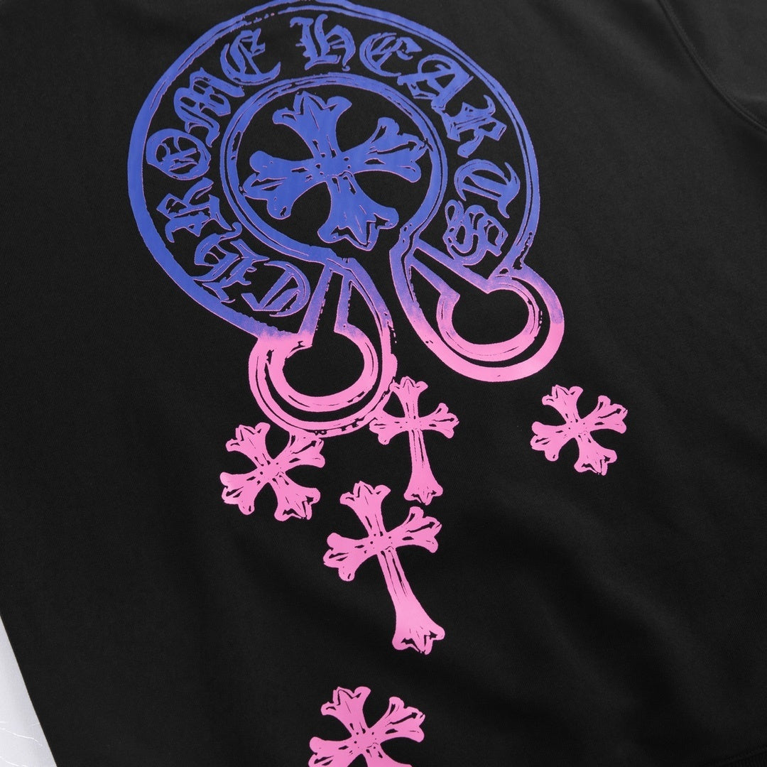Chrome Hearts Sweatshirt "Black-Blue-Pink"