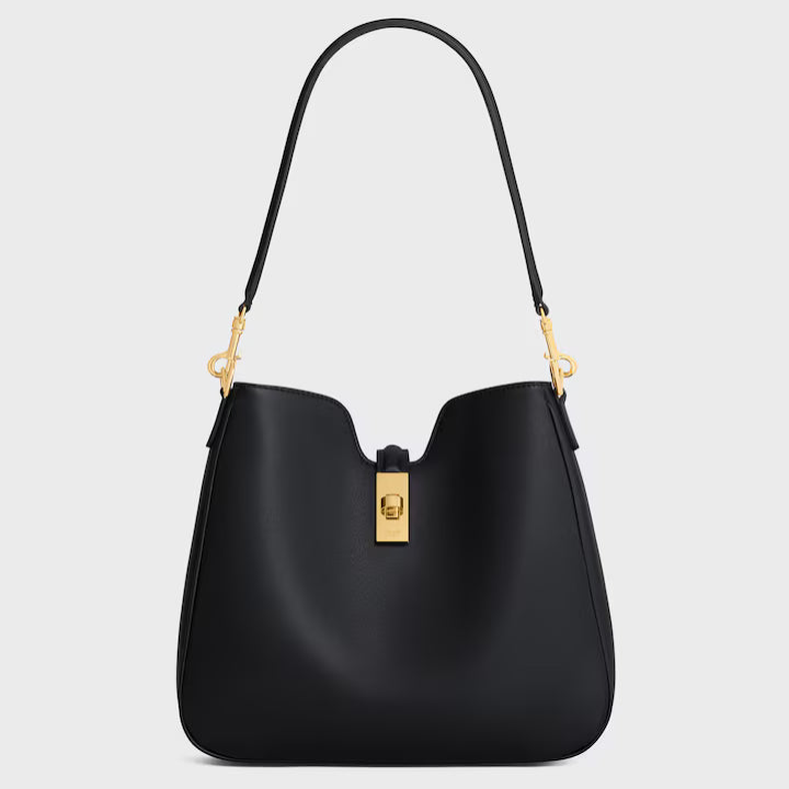 Celine Small Camille 16 Soft Bag in Smooth Calfskin "Black"
