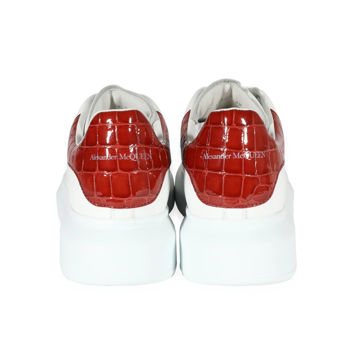 Alexander McQueen Oversized "White-Red Crocodile"