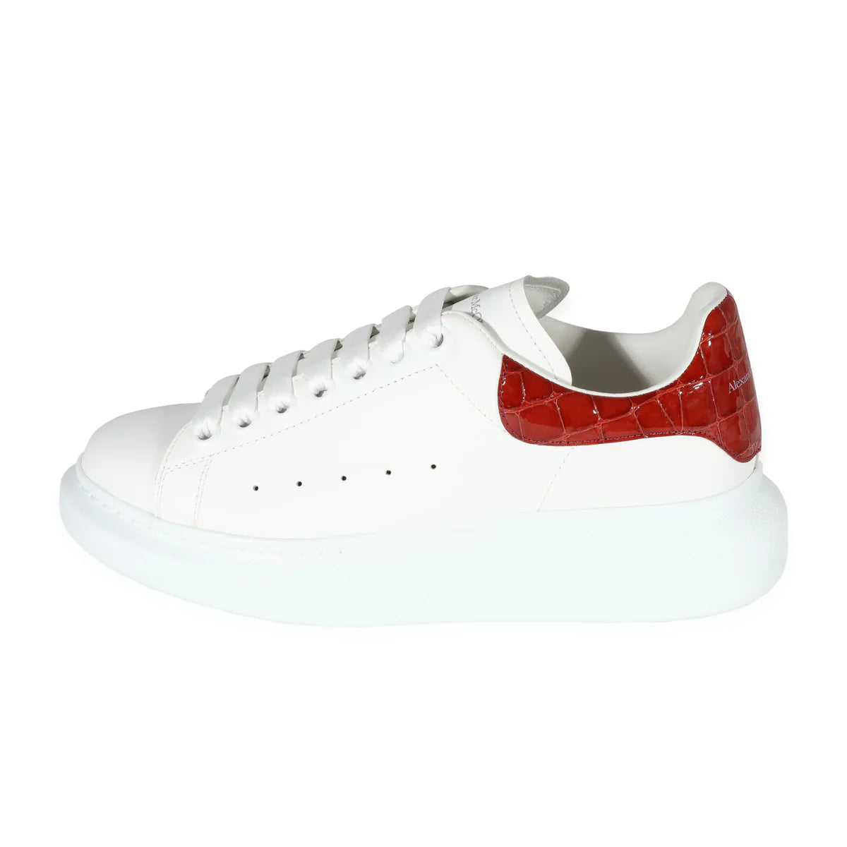 Alexander McQueen Oversized "White-Red Crocodile"