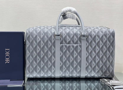Dior Lingot 50 CD Diamond Duffle Bag
