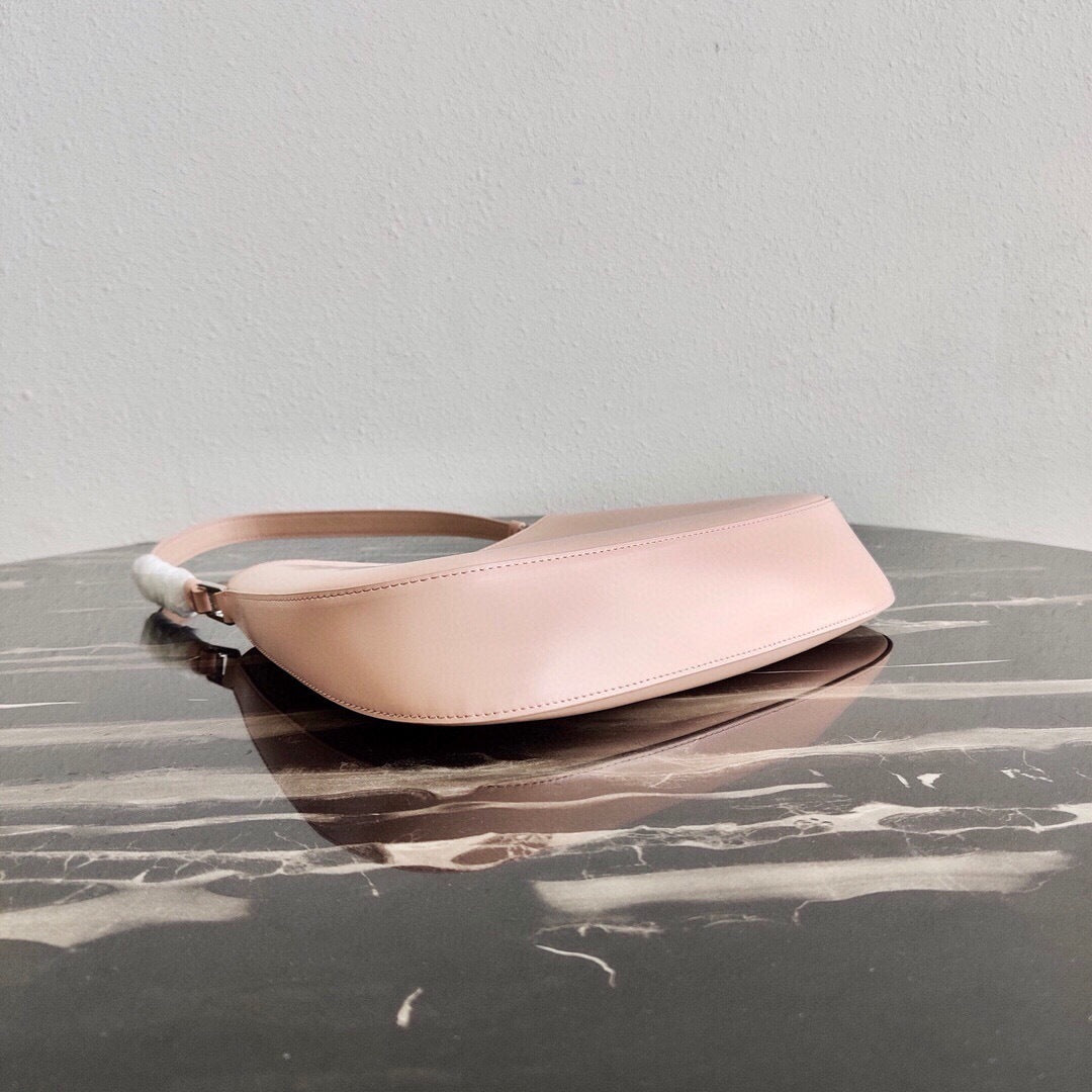 Prada Cleo Brushed Leather Shoulder Bag
