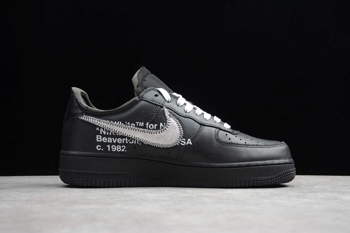 Off-White x Nike Air Force 1 "Black"