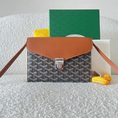 Goyard Goyardine Calfskin Chypre Wallet Pouch