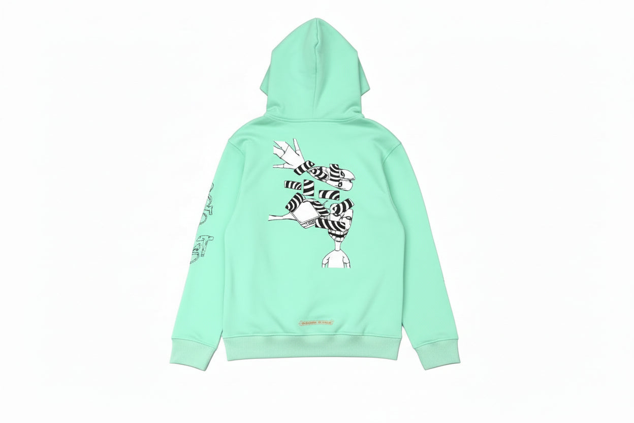 Chrome Hearts Hoodie "Turquoise"