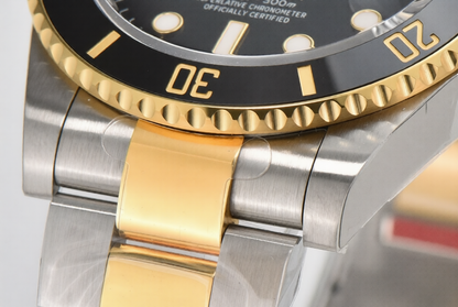 Rolex Submariner 41mm SS/YG Bracelet Black Ceramic Dial